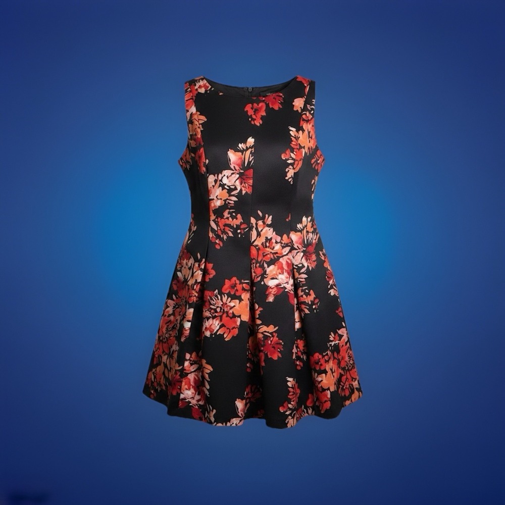 American Living by Ralph Lauren Fit & Flare Dress 16 Party Slimming Formal Retro